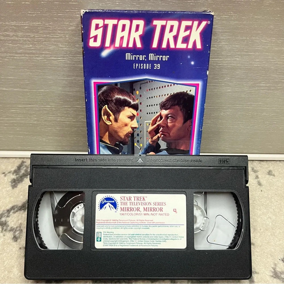 STAR TREK TOS Original Series TNG Battlestar Galactica VHS Incomplete Set Lot - Picture 5 of 16